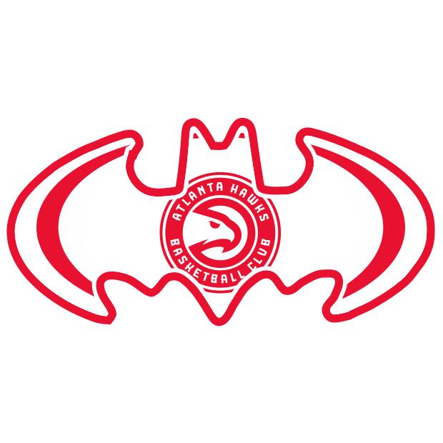 Atlanta Hawks Batman Logo DIY iron on transfer (heat transfer)